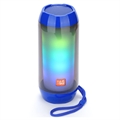 T&G TG643 Tragbarer Bluetooth Lautsprecher mit LED-Licht - Blau
