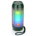 T&G TG643 Tragbarer Bluetooth Lautsprecher mit LED-Licht - Grün