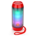T&G TG643 Tragbarer Bluetooth Lautsprecher mit LED-Licht - Rot