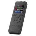 T53 Tragbarer Diktierrekorder mit MP3-Player und Rauschunterdrückung - Schwarz