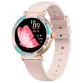 T9 Smartwatch mit Herzfrequenzmesser für Damen - 1.27" - Rosa