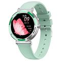 T9 Smartwatch mit Herzfrequenzmesser für Damen - 1.27" - Silber