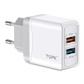 TOPK B244Q Universal QC3.0 Ladegerät - 28W, 2xUSB