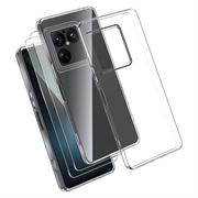 Sony Xperia 1 VIII TPU Hülle mit 2x Panzerglas - Durchsichtig
