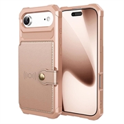 iPhone Air TPU Hülle mit Kartensteckplatz - Rosa