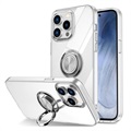 iPhone 14 Pro Max TPU Case mit Ringhalterung - Durchsichtig