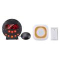 TS-BC620 LED-Digital-Vibrationswecker mit Türklingel für Senioren