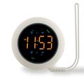 TS-BC800-LED Vibrationswecker - 3 Vibrationsstufen und LED-Anzeige - Weiß