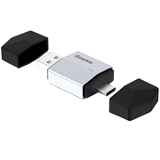 TYS-4262AC 2-in-1-Adapter für CarPlay und Android Auto - USB-A/USB-C - Silber