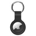Tactical Beam Apple AirTag Silikonhülle mit Schlüsselring - Schwarz