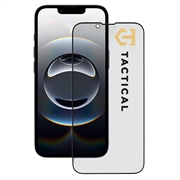 iPhone 13/13 Pro/14/16e/17e Tactical Glass Shield Privacy Stealth 5D Panzerglas - 9H - Schwarzer Rand