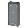 Tactical Squad Powerbank 10000mAh mit Schnellladefunktion - Grau