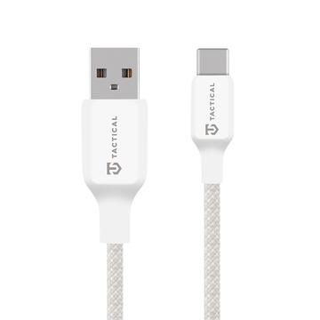 Tactical Stitch Thread USB-A / USB-C Kabel - 1m, 15W - Weiß