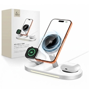 Tech-Protect A51 ArcticBoost 3-in-1-MagSafe-Ladegerät mit aktiver Kühlung - 25W Qi 2.2 - Weiß