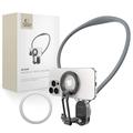 Tech-Protect AC200 MagSafe FPV Nackenhalterung mit 360 drehbarem Kopf, Kameraadapter - Buntstiftgrau