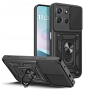 Motorola Moto G67 Power/G57 Power Tech-Protect CamShield Pro Hülle - Schwarz