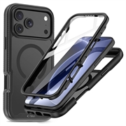 iPhone 18 Pro/17 Pro Tech-Protect Defense360 MagSafe-Hülle mit Displayschutzfolie - Mattschwarz