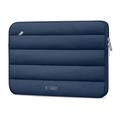 Tech-Protect Flauschige Plüsch-Laptop-Hülle 15"-16" - Marineblau