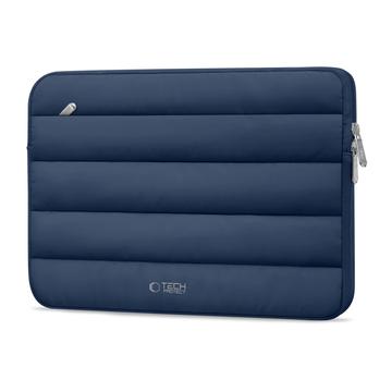 Tech-Protect Flauschige Plüsch-Laptop-Hülle 15"-16" - Marineblau
