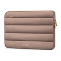 Tech-Protect flauschige Plüsch-Laptop-Hülle 15"-16" - Walnuss