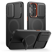 Samsung Galaxy A57 Tech-Protect Kevlar Aura Hülle - MagSafe kompatibel - Schwarz / Orange
