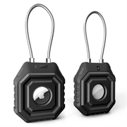 Apple AirTag 1/2 Tech-Protect Kevlar Seal-Schutzhülle - Schwarz