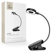 Tech-Protect LL100 Leselampe mit Klemme - Schwarz