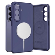 Samsung Galaxy S26 Tech-Protect Flüssigkeit Silikonhülle - MagSafe-kompatibel - Kobaltviolett
