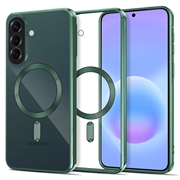 Samsung Galaxy A37 Tech-Protect MagFlex Hülle - MagSafe-kompatibel - Klar / Dschungelgrün