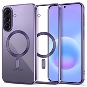 Samsung Galaxy A57 Tech-Protect MagFlex Hülle - MagSafe-kompatibel - Klar / Kobaltviolett