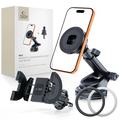 Tech-Protect N62 2-in-1 MagSafe- und Klemm-Autohalterung - Schwarz