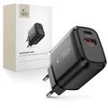 Tech-Protect NCA65W-GAN 65-W-Wandladegerät mit USB-C PD und USB-A QC3.0