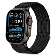 Tech-Protect Nylon-Sportarmband - Apple Watch 8/9/10/11/SE/Ultra - 44/45/46/49mm - Schwarz
