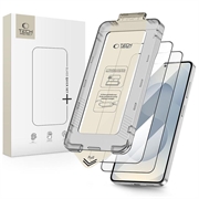 Samsung Galaxy S26+ Tech-Protect Quick Set+ 2er-Pack Panzerglas - Schwarzer Rand