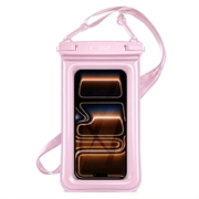 Tech-Protect UWC7 Universelles wasserdichtes schwimmfähiges Etui 6.9" - Rosa
