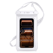 Tech-Protect UWC7 Universelles wasserdichtes schwimmfähiges Etui 6.9" - Weiß