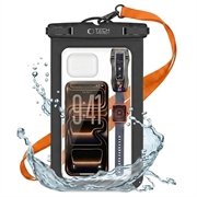 Tech-Protect UWC9 Universal wasserdichtes Gehäuse - 8,9" - Schwarz / Orange