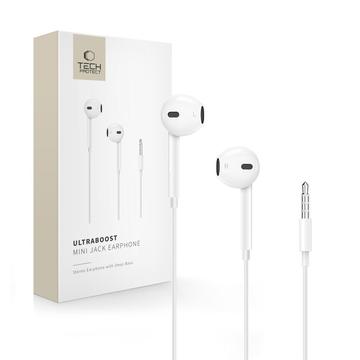 Tech-Protect UltraBoost 3.5mm In-Ear Kopfhörer - Weiß