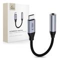 Tech-Protect UltraBoost Adapter USB-C/3,5-mm-Klinkenstecker DAC – Eisengrau