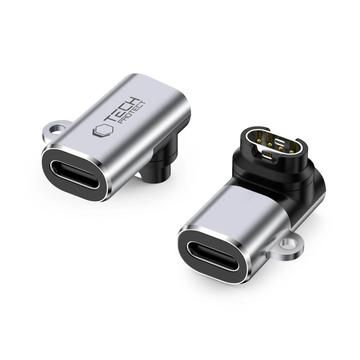 Tech-Protect UltraBoost USB-C Adapter für Garmin Uhren - 5W - Grau