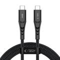 Tech-Protect Ultraboost UB11T USB-C-Kabel - PD 240W/QC 4.0, 2m - Schwarz