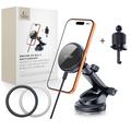 Tech-Protect V9 ArcticBoost MagSafe Autohalterung/Ladegerät 25W - Schwarz