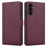 Samsung Galaxy A57 Tech-Protect Wallet Hülle M. Magnet & Stand - Maulbeere