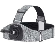 Telesin GP-HMS-T06 Stirnband mit zwei Halterungen für Actionkameras