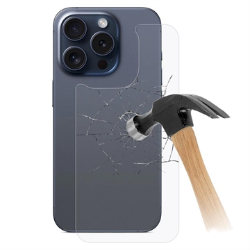 iPhone 15 Pro Max Panzerglas Rückseitenschutz - 9H - Durchsichtig