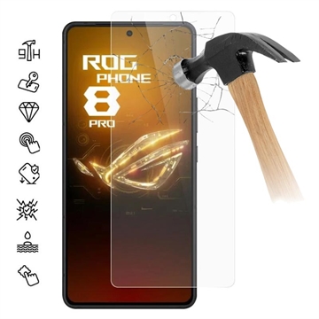 Asus ROG Phone 8 Pro Panzerglas - 9H - Case Friendly - Durchsichtig