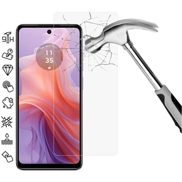 Motorola Moto E14 Panzerglas - Case Friendly - Durchsichtig