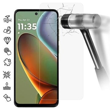Motorola Moto G15 Panzerglas - Case Friendly - Durchsichtig