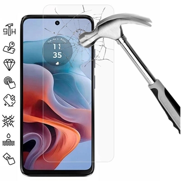 Motorola Moto G34/G45 Panzerglas - Case Friendly - Durchsichtig