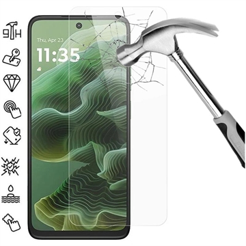 Motorola Moto G35 Panzerglas - Case Friendly - Durchsichtig